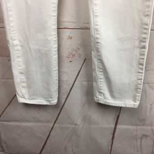 Jean Skinny Blanc Paige Denim Skyline - Taille 25 (US) - Modèle Cheville Ajustée (ankle Peg) - Occasion Très Bon état
